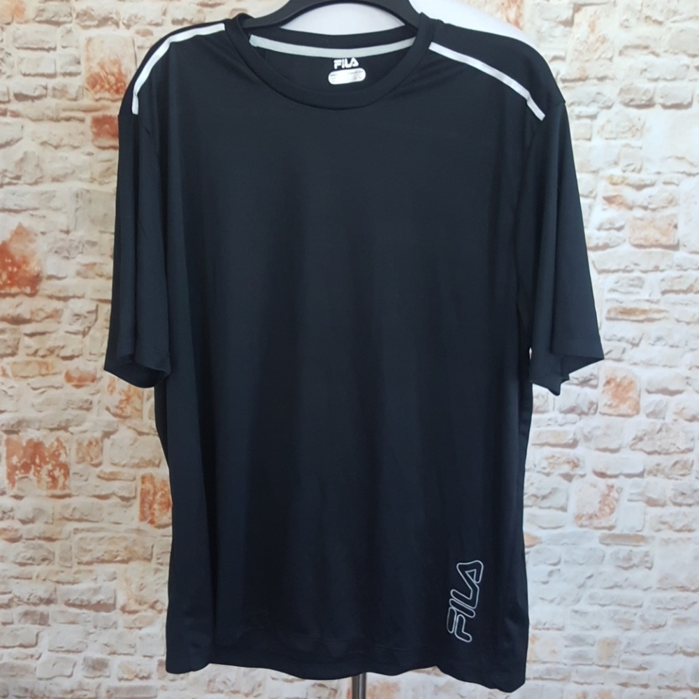 New Fila Black Performance Shirt